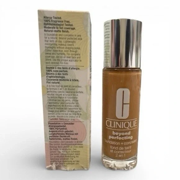 Clinique Beyond Perfecting Foundation + Concealer WN 112 Ginger New - Picture 2 of 6